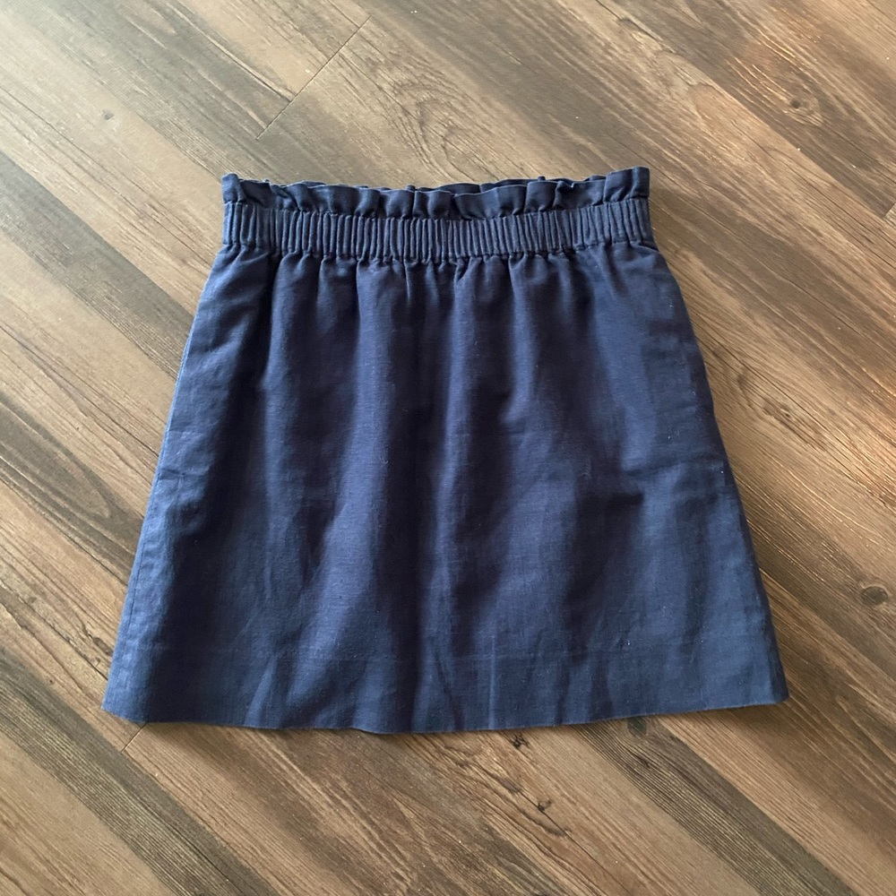 J. Crew Ruffle Waist Skirt with Pockets
